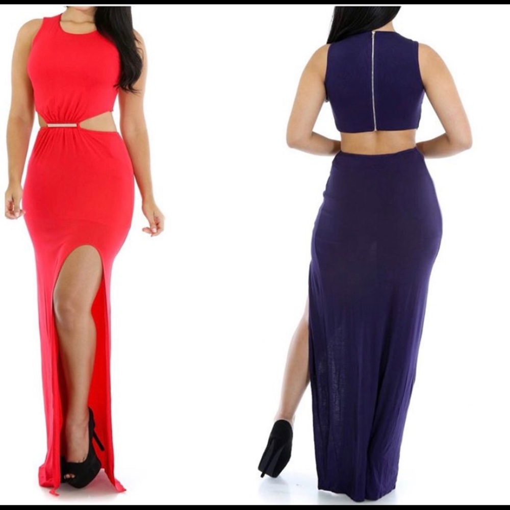 Cut Out Maxi Dress